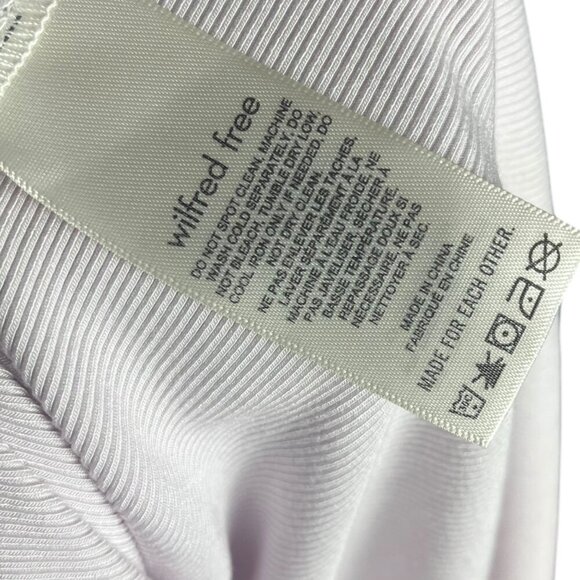 Wilfred Free Women's L Tank Top Dress Sleeveless Ribbed Pale Pink Summer‎ Casual - Picture 7 of 7